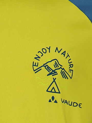 VAUDE Performance shirt 'Solaro' in Yellow