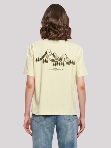 F4NT4STIC T-Shirt 'Mountain' in Gelb
