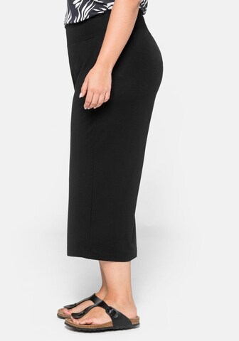 Wide Leg Pantalon SHEEGO en noir