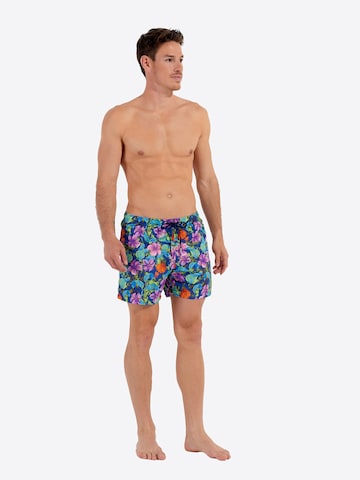 HOM Badeshorts ' Balata Beach Boxer ' in Blau