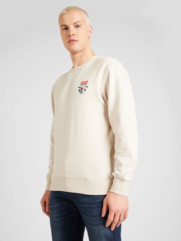 JACK & JONES Sweatshirt 'MAKI' in Beige