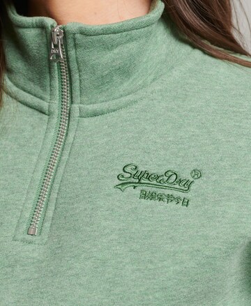 Sweat-shirt Superdry en vert