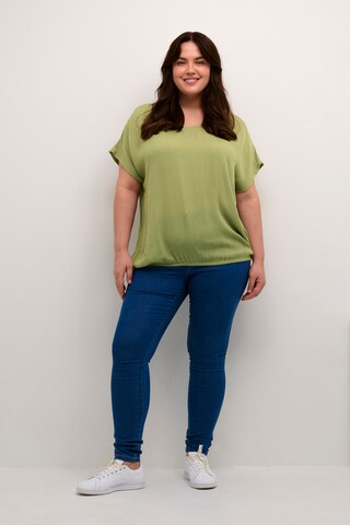 KAFFE CURVE Blouse 'Ami' in Green