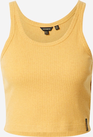 Superdry - Top en amarillo: frente