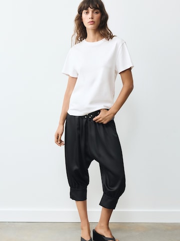 Pull&Bear Тениска в бяло