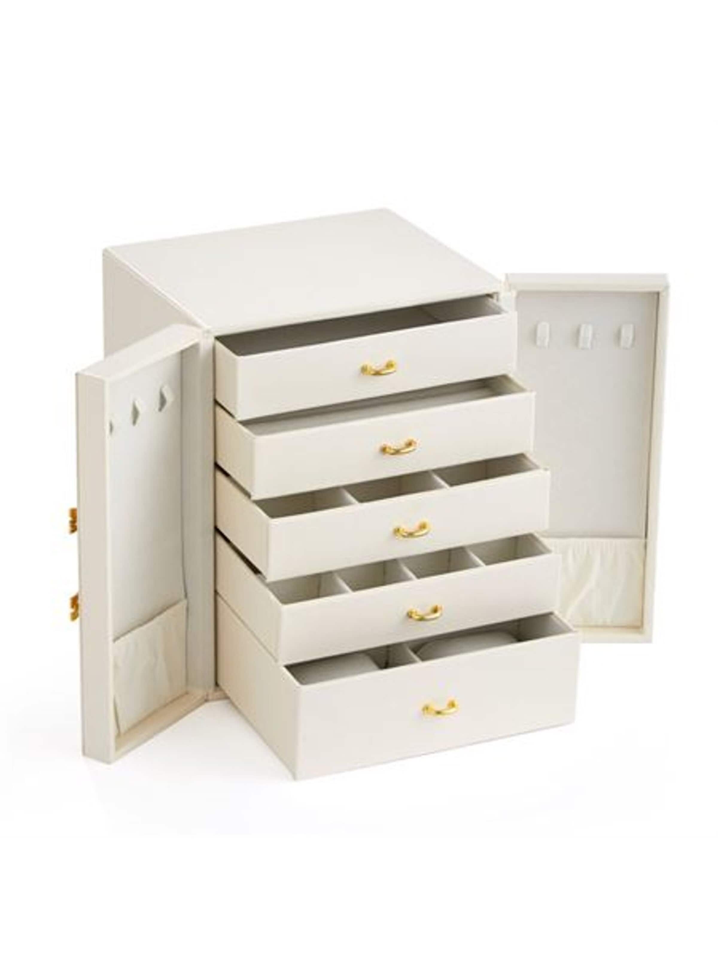 Boîte à bijoux 'UNIQ XL Jewellery Box / Jewellery Box - White' UNIQ Beauty en blanc