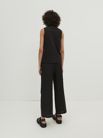 EDITED Bootcut Spodnie 'Nona' w kolorze czarny