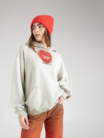 DIESEL Sweatshirt in Grün: Vorderseite