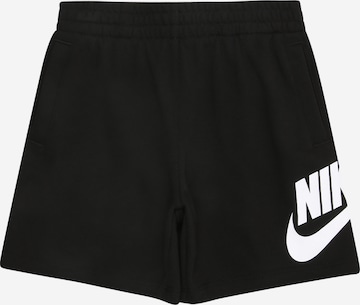 Nike Sportswear Regular Housut 'CLUB' värissä musta: etupuoli