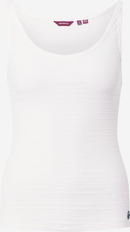 Superdry Top 'BOHEMIAN' in White: front