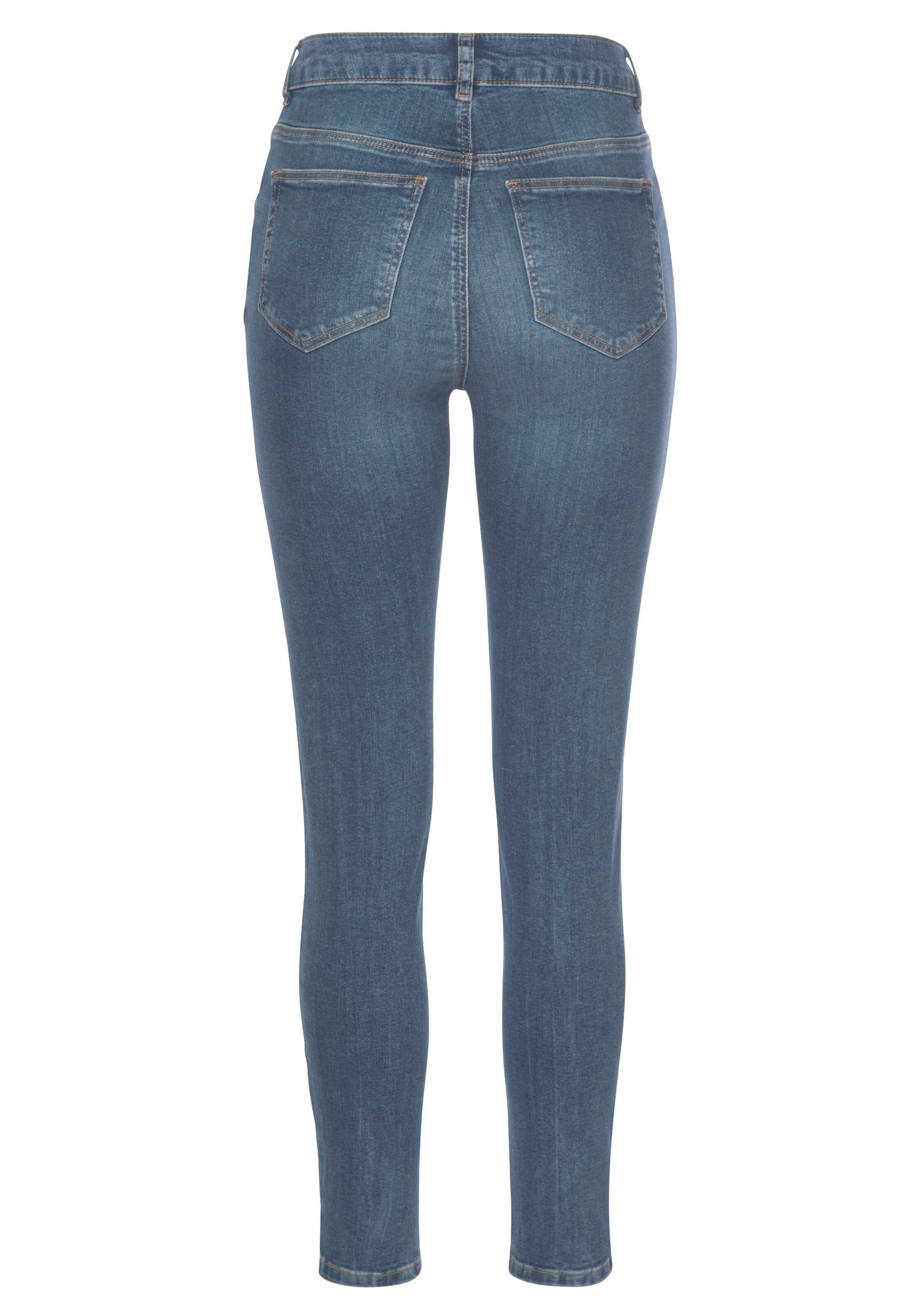 LASCANA Skinny Jeans i blå