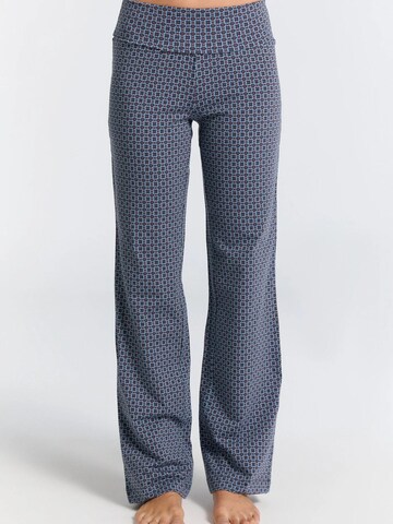 Leela COTTON Wide leg Pants 'Damen Bio-Baumwoll Komforthose' in Blue: front
