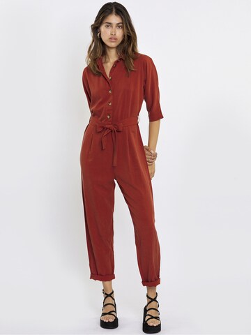 FRESHLIONS Jumpsuit in Rood: voorkant