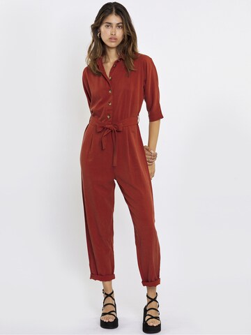 FRESHLIONS Jumpsuit in Red: front