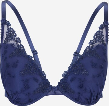 PASSIONATA Push-up BH 'WHITE NIGHTS' in Blau: predná strana