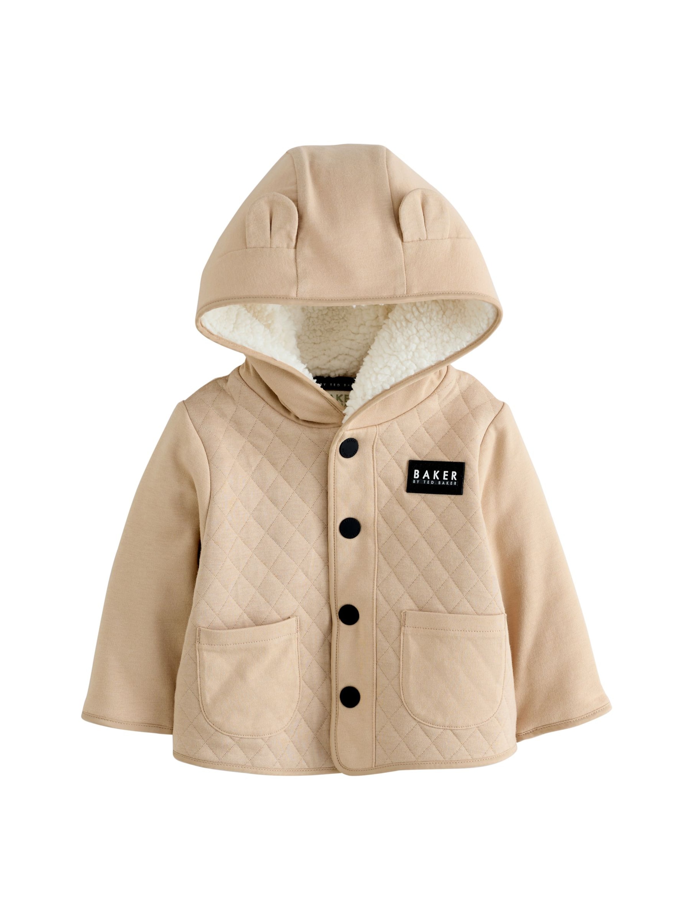 Geacă de primăvară-toamnă de la Baker by Ted Baker pe bej: față