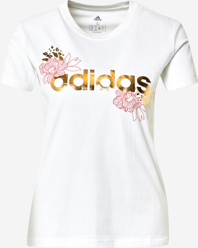 ADIDAS PERFORMANCE Funktionstopp i guld / ljusrosa / svart / off-white, Produktvy