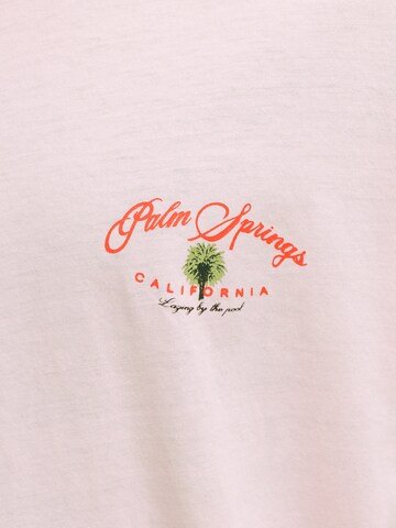 JACK & JONES Póló 'JORPOST' - rózsaszín