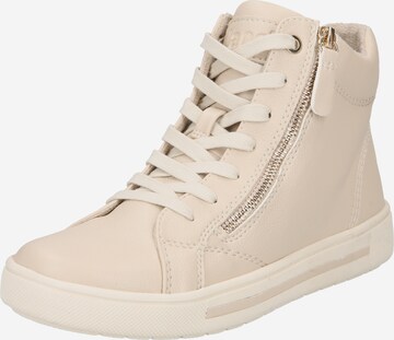 JANA Sneakers hoog 'Jana' in Beige: voorkant