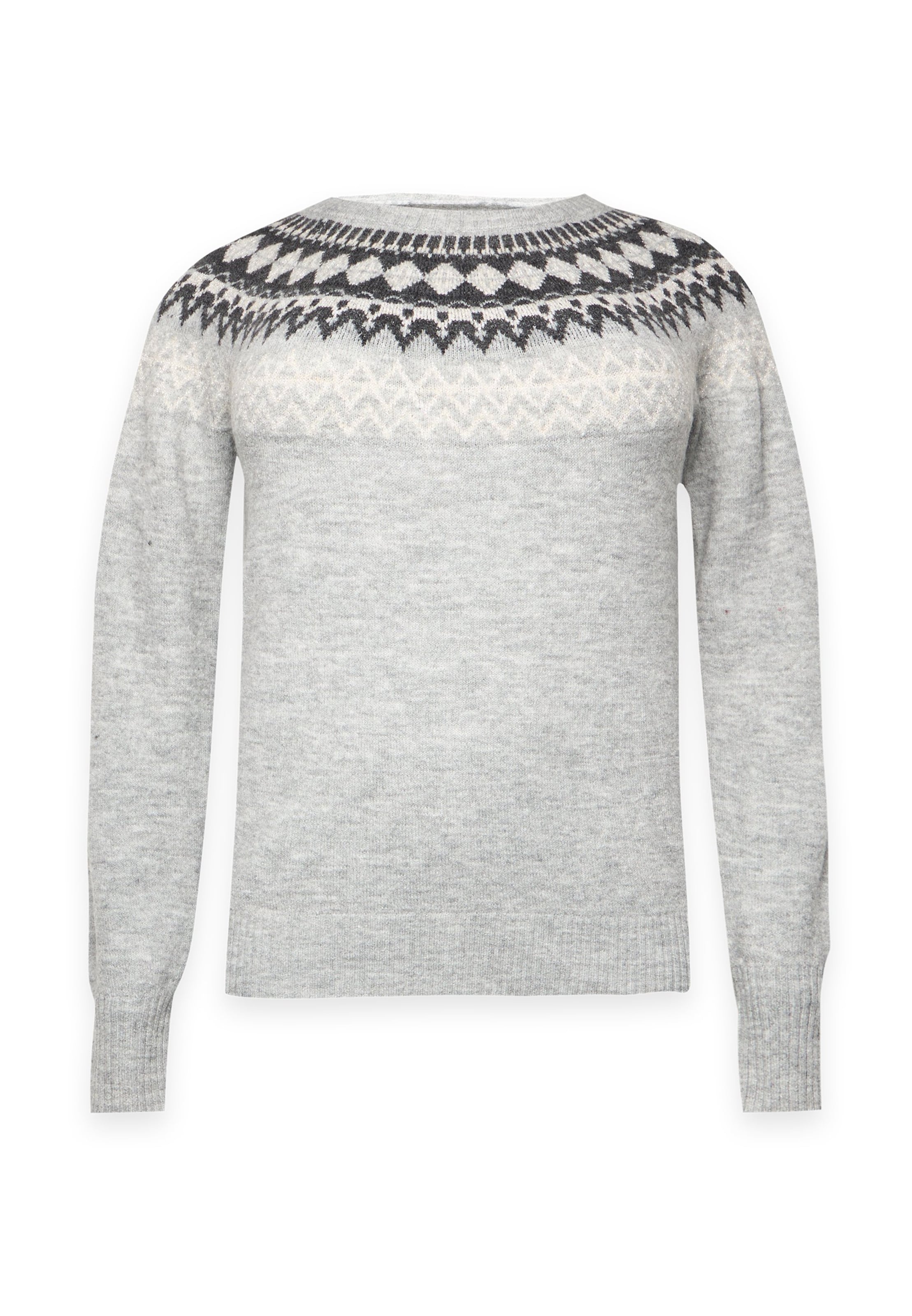 Pullover 'VMCSimone' di Vero Moda Curve in grigio: frontale