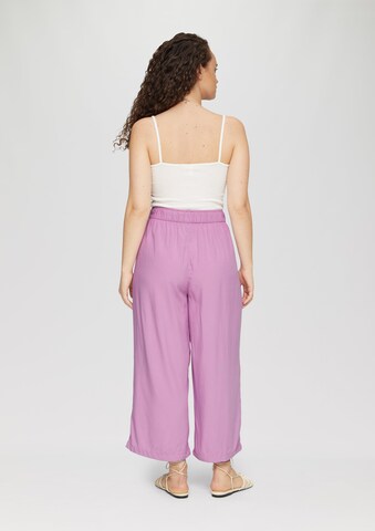 QS Wide leg Trousers in Purple
