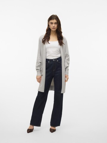 VERO MODA Knit cardigan 'SILJE' in Grey