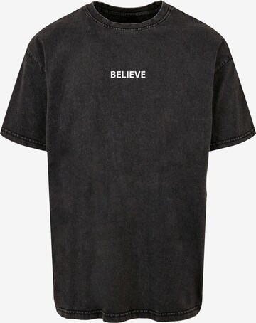 Maglietta 'Believe Front' di Merchcode in grigio: frontale