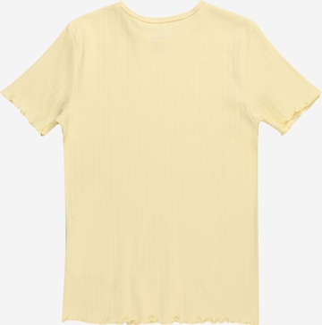 T-Shirt 'VIBSE' NAME IT en jaune