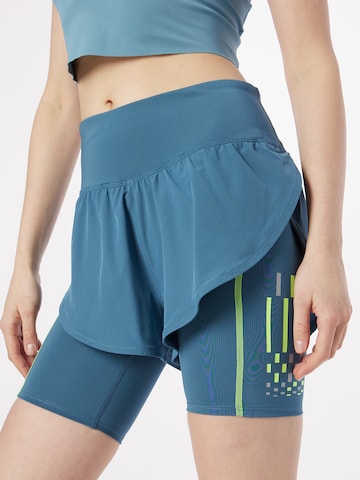 UNDER ARMOUR Regular Workout Pants 'Run Anywhere' in Blue