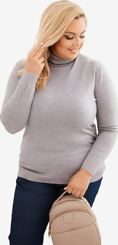 Lumera Pullover 'Velo' in Grau: Vorderseite