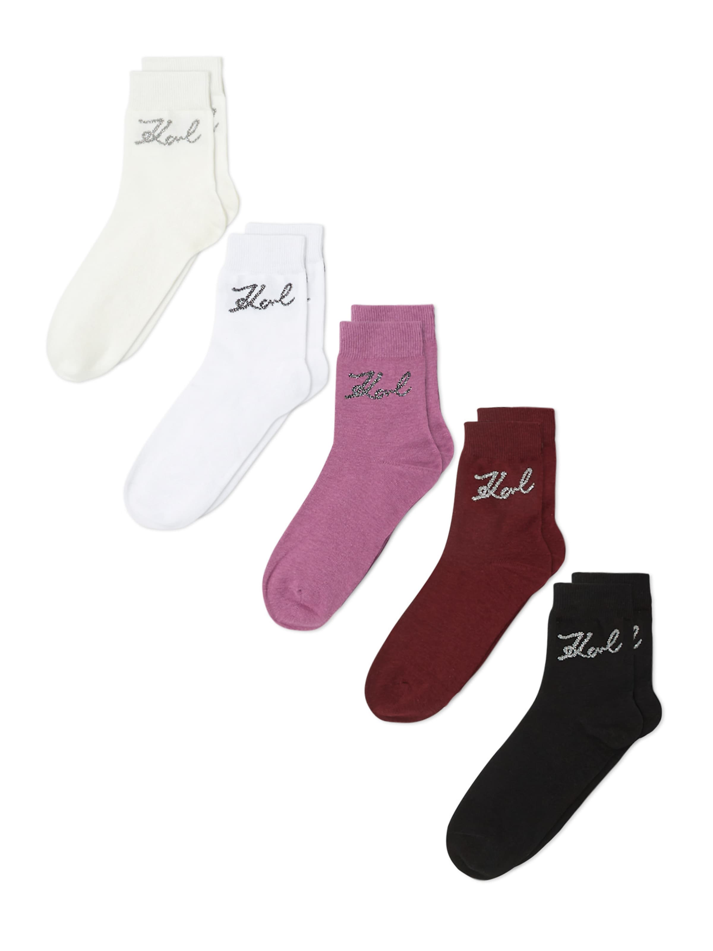 Calzino di Karl Lagerfeld in beige: frontale