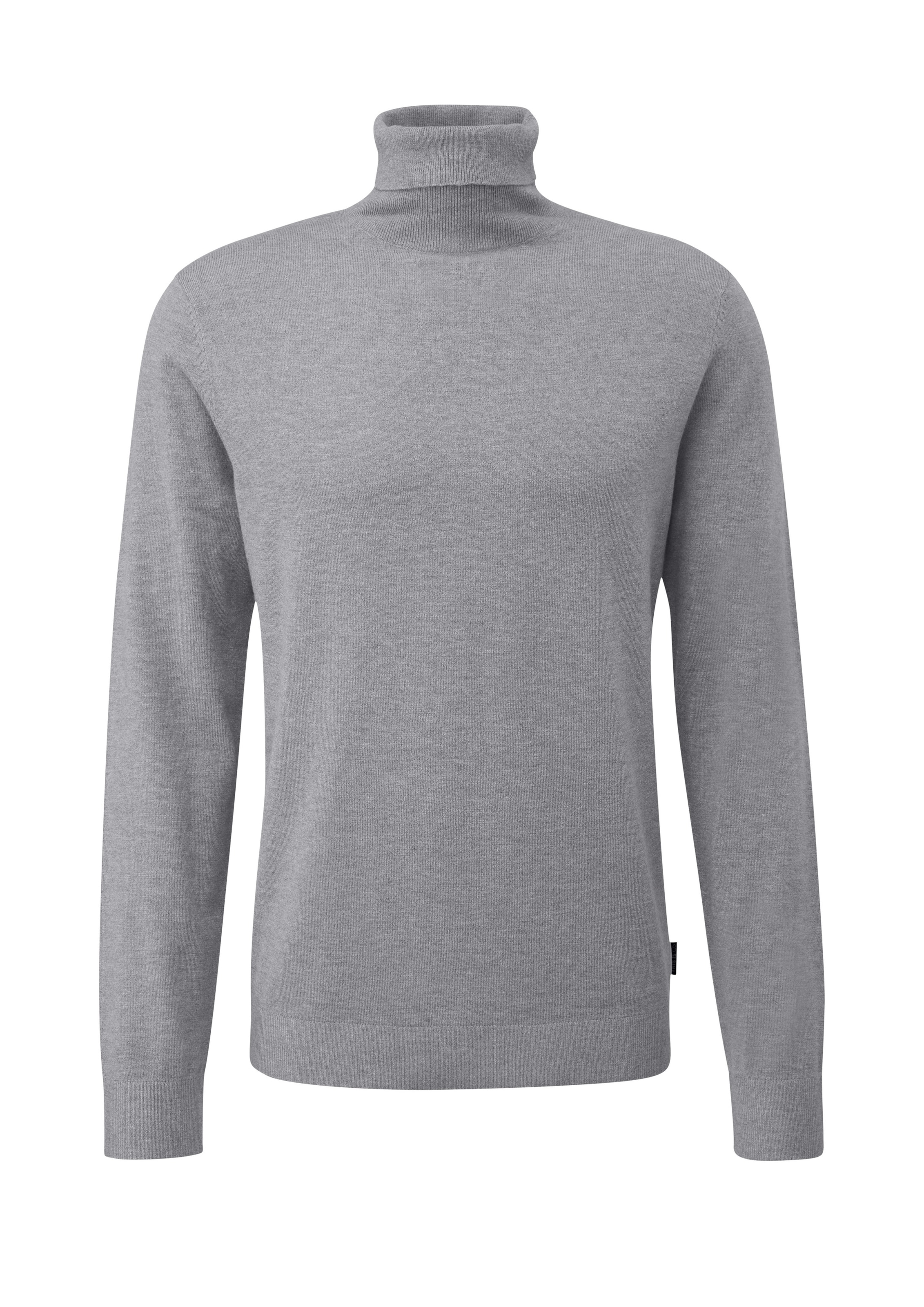 QS Strickpullover in Grau: Vorderseite