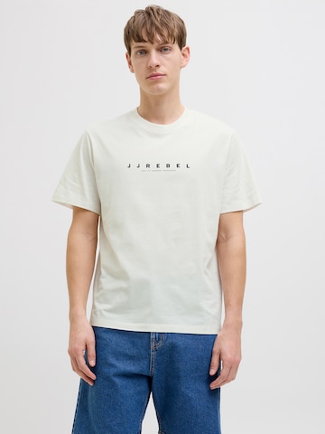 JJ Rebel T-Shirt 'JREBROCKY' in Weiß: Vorderseite