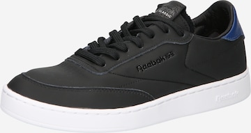 Reebok Classics حذاء رياضي بلا رقبة 'Club C Clean' بـ أسود: الأمام