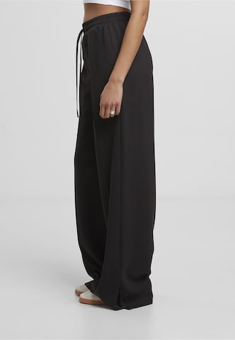 Urban Classics Loosefit Broek 'Palazzo' in Zwart