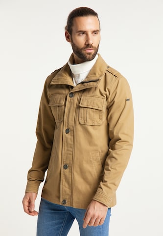 Veste mi-saison DreiMaster Vintage en beige : devant