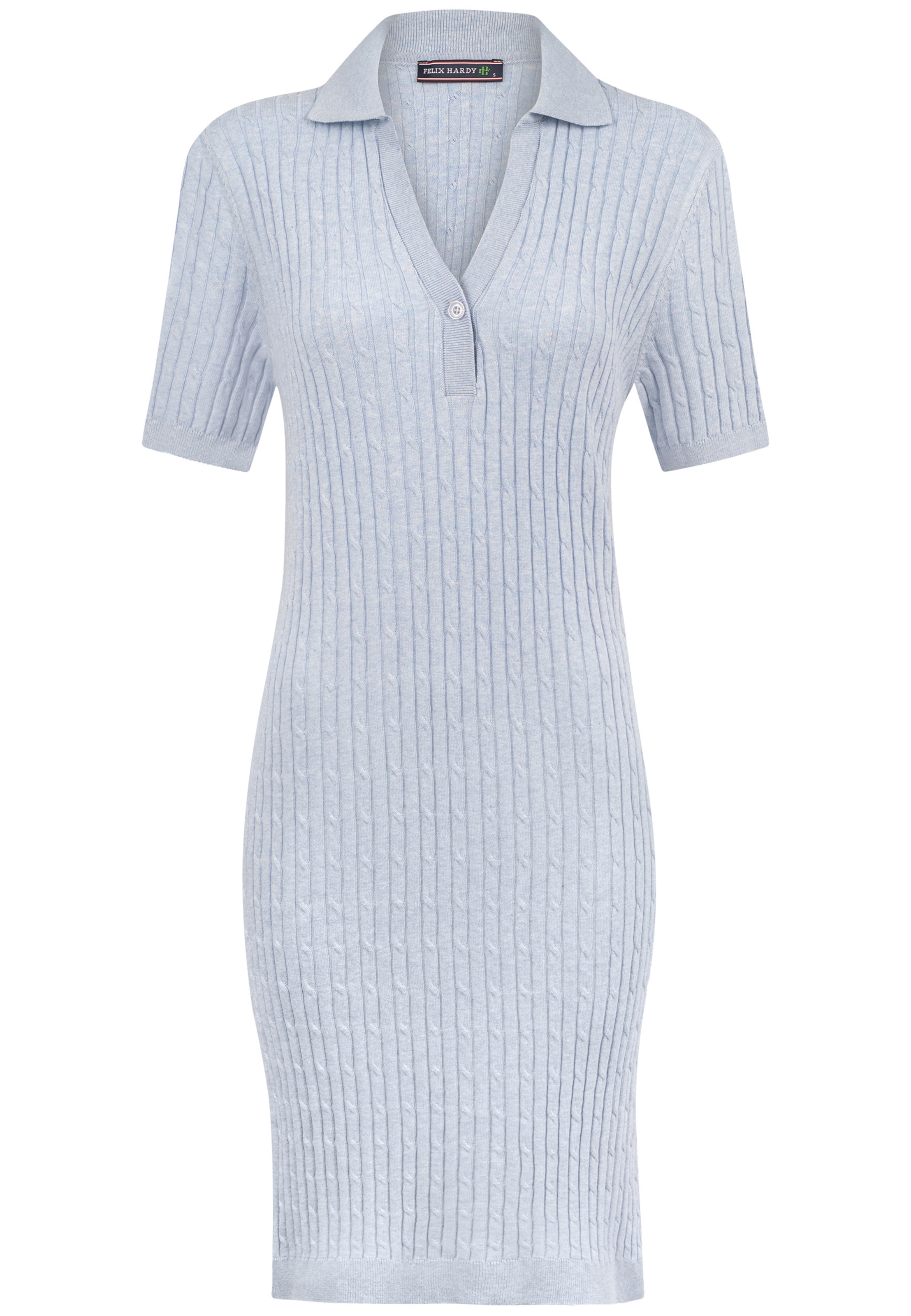 Felix Hardy Úpletové šaty – modrá: přední strana