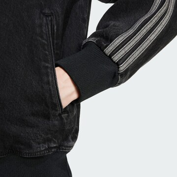 Veste de survêtement 'Adicolor Denim Firebird' ADIDAS ORIGINALS en noir