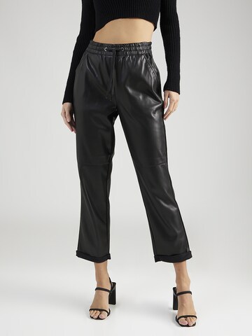 Soccx Regular Pants in Black: front