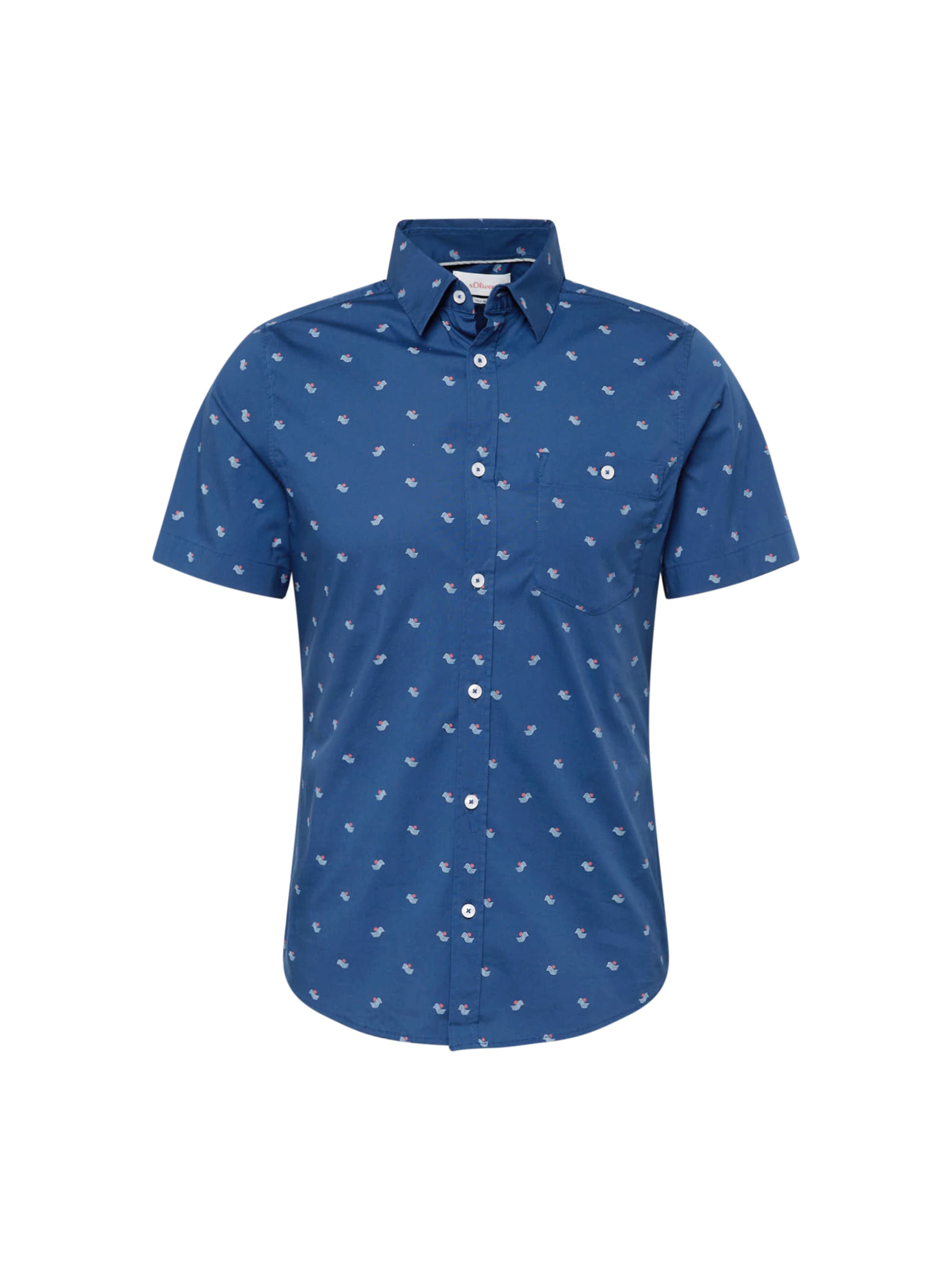 s.Oliver Hemd in Blau: Vorderseite