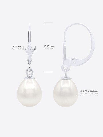 Orecchini 'CALLAS' di Ateliers Saint Germain in bianco