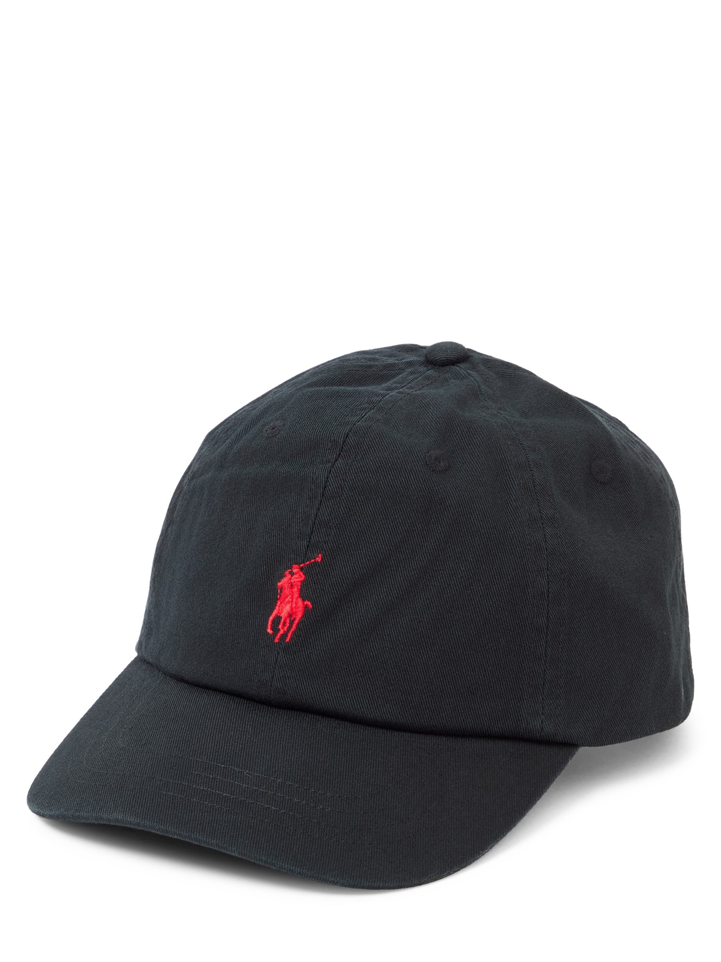 Polo Ralph Lauren Basecap in Schwarz: Vorderseite