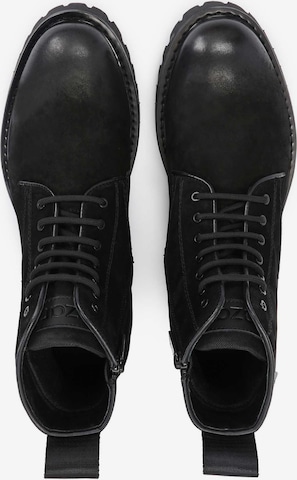 Kazar Lace-Up Boots in Black