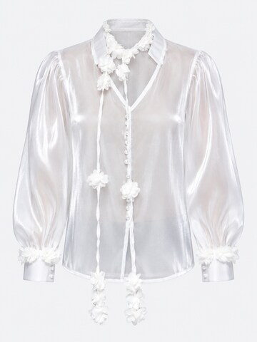 Camicia da donna di Ombre in bianco: frontale