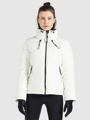 khujo Winter Jacket 'Tuba' in White: front