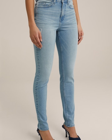 WE Fashion - Skinny Calças de ganga 'Blue Ridge' em azul