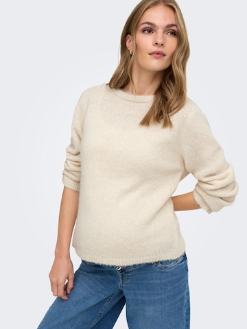 Only Maternity Pullover in Beige