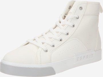 ESPRIT High-Top Sneakers in White: front