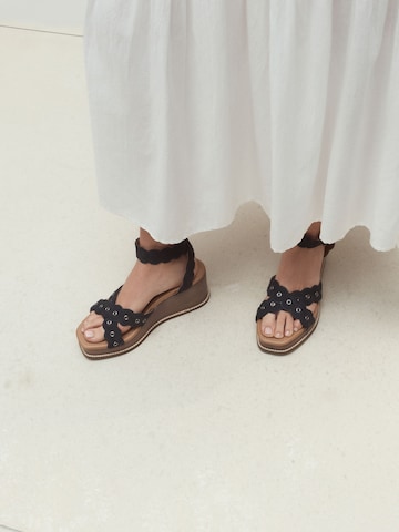 Next Strap sandal 'Forever Comfort' in Blue