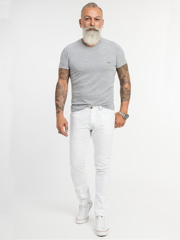 Rock Creek Slimfit Jeans in Weiß